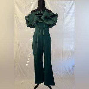 Lavish Alice Dark Green Jumpsuit